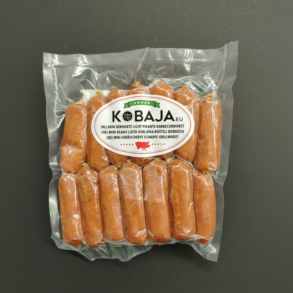 Blago ljuta dimljena roštilj kobasica (koktel) - 380 gr