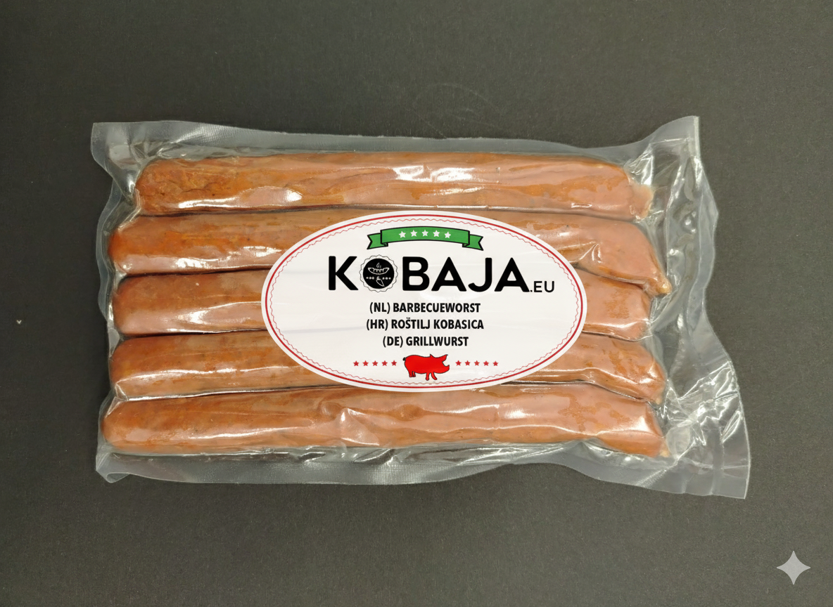 Ljuta dimljena roštilj kobasica - 290 gr